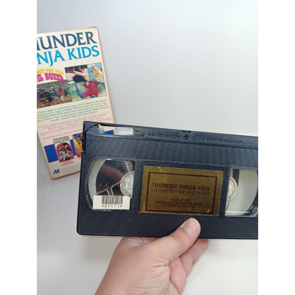 Rare 1992 Thunder Ninja Kids The Hunt For The Devil Boxer VHS Magnum - Picture 6 of 6